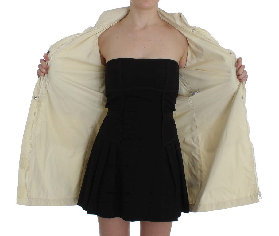 PAROSH Chic Beige Trench Jakke Frakke