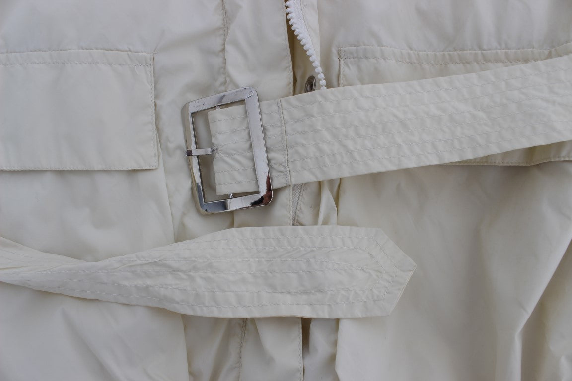 PAROSH Chic Beige Trench Jakke Frakke