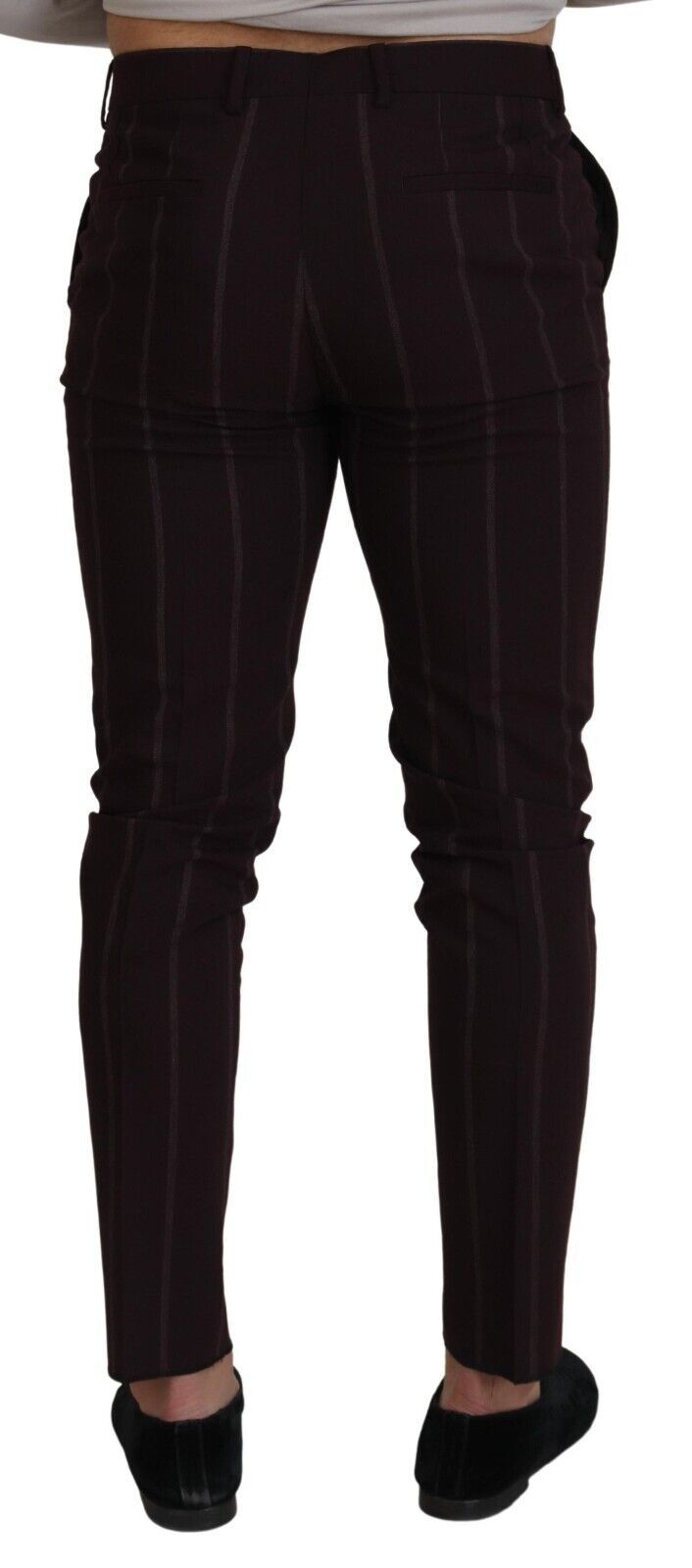 Dolce & Gabbana Elegante Brune Uldblandingsbukser