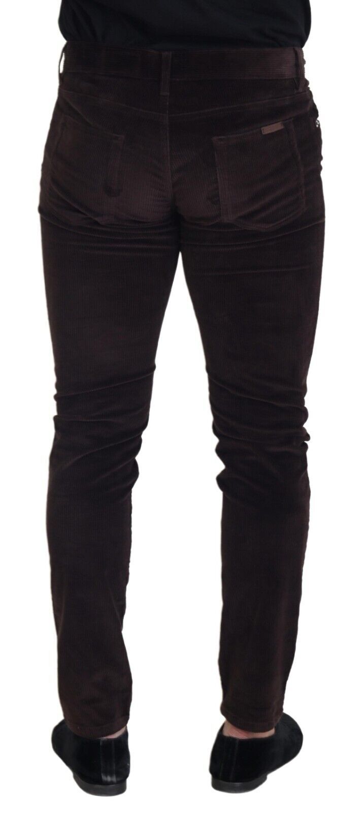 Dolce & Gabbana Elegante Brune Silkeblandingsbukser