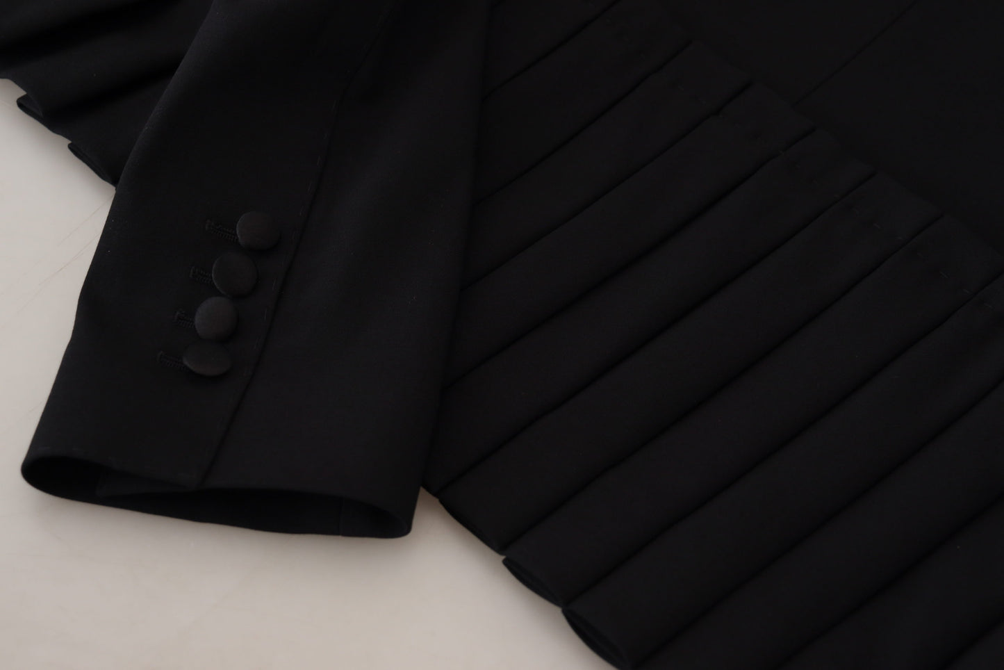 Dolce & Gabbana Elegant Sort Stretch Uldblazer