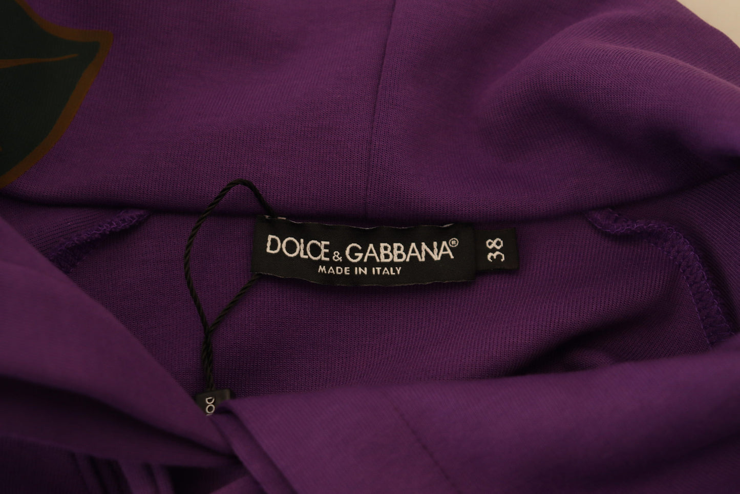 Dolce & Gabbana Elegant Lilla Blomsterpullover