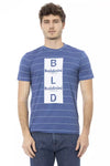 Baldinini Trend Blå Bomuld Herre T-shirt