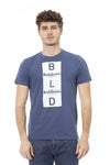 Baldinini Trend Blå Bomuld Herre T-shirt