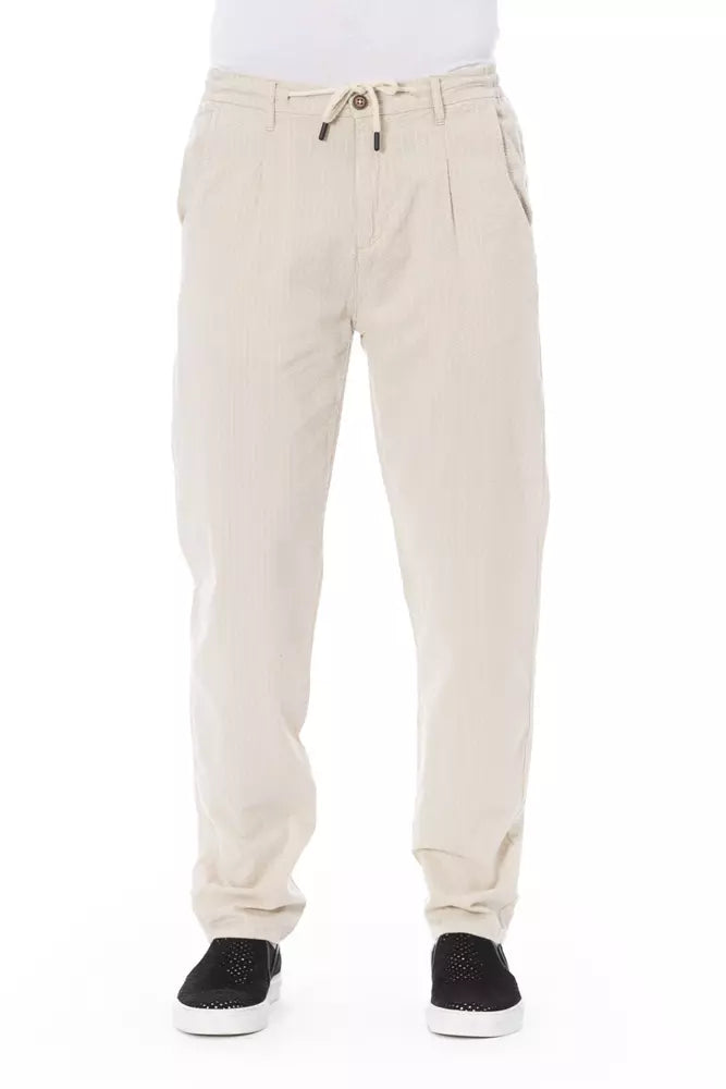 Baldinini Trend Beige Bomuld Herre Chino Bukser
