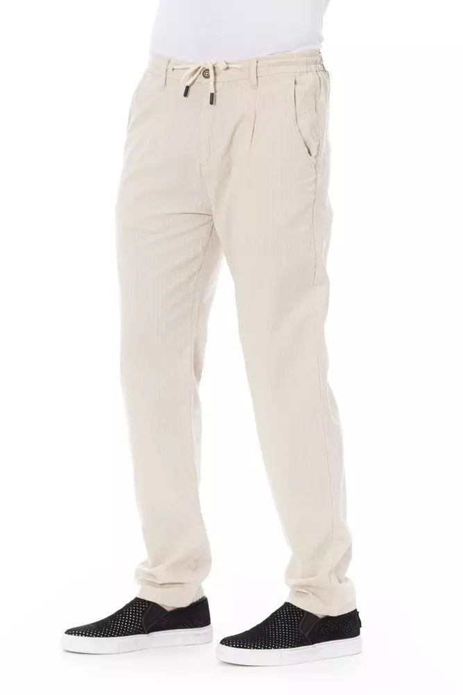 Baldinini Trend Beige Bomuld Herre Chino Bukser