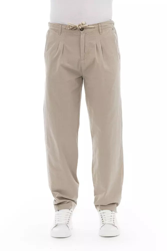 Baldinini Trend Beige Bomuld Herre Chino Bukser