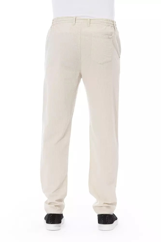 Baldinini Trend Beige Bomuld Herre Chino Bukser
