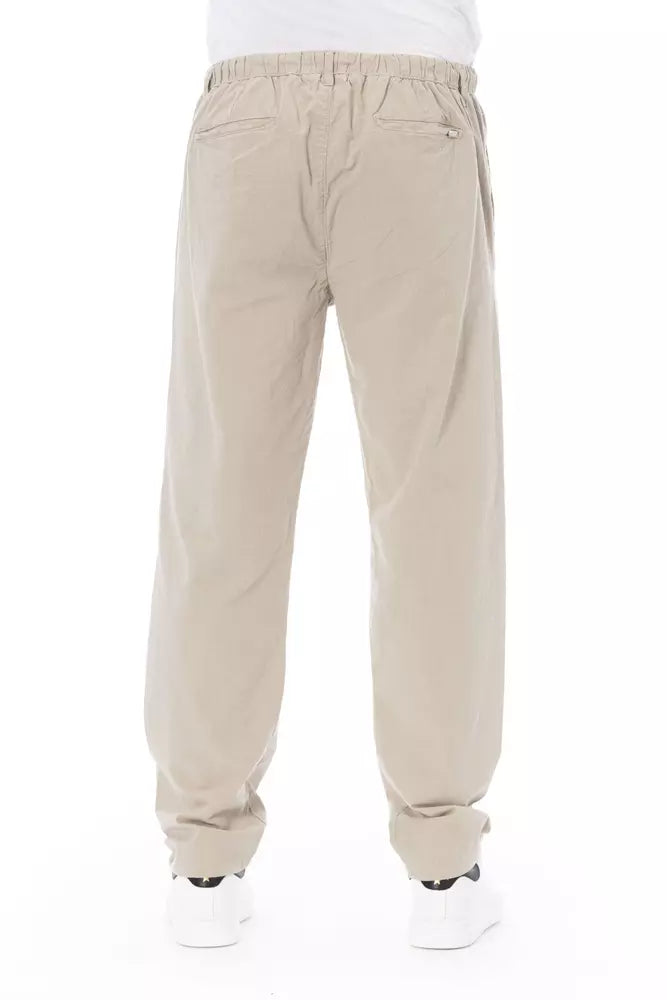 Baldinini Trend Beige Bomuld Herre Chino Bukser