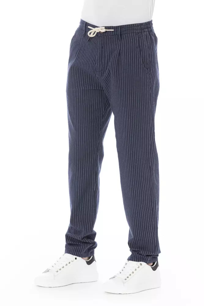 Baldinini Trend Blå Bomuld Herre Chino Bukser