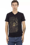 Trussardi Action Black Cotton Men T-Shirt