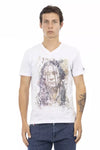 Trussardi Action Hvid Bomuld Herre T-shirt