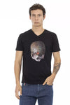 Trussardi Action sort bomulds-T-shirt til mænd