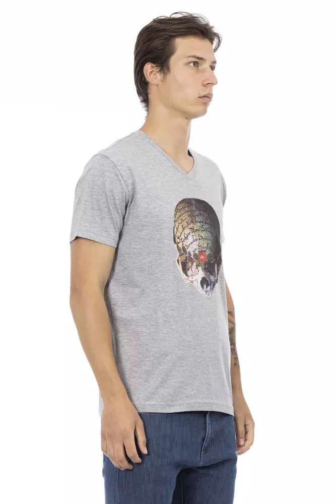 Trussardi Action Grå Bomuld Herre T-shirt
