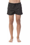 Roberto Cavalli Sport Army Polyester Men's Swim Trunk