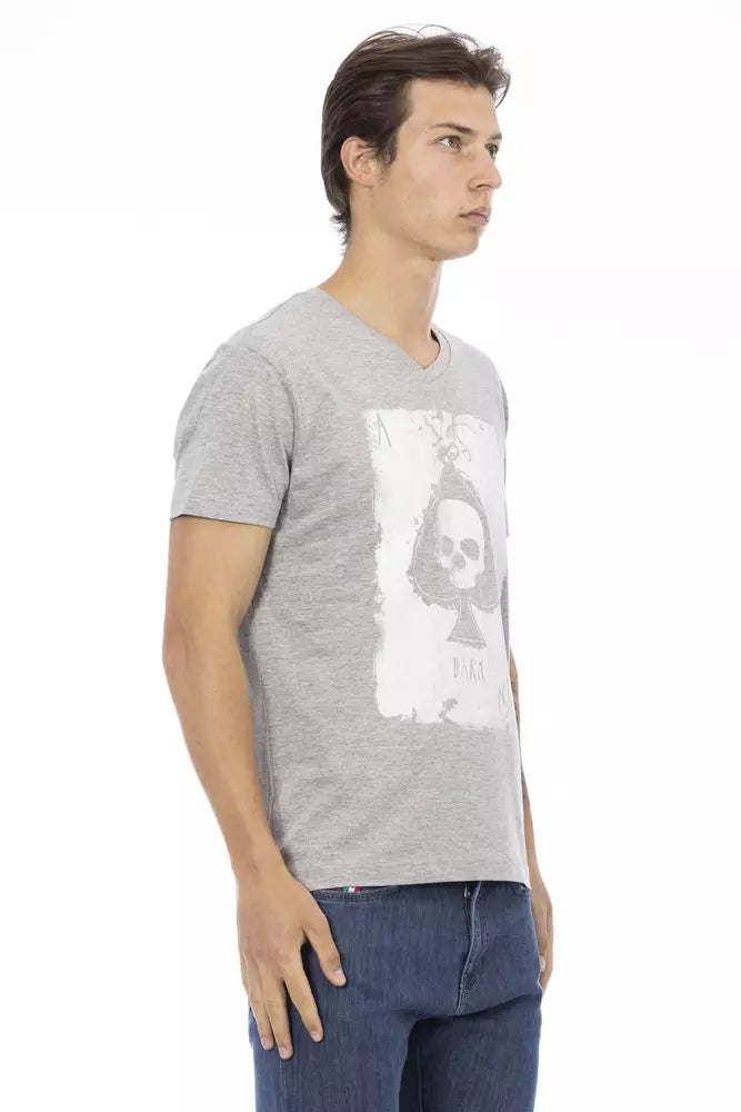 Trussardi Action Grå Bomuld Herre T-shirt