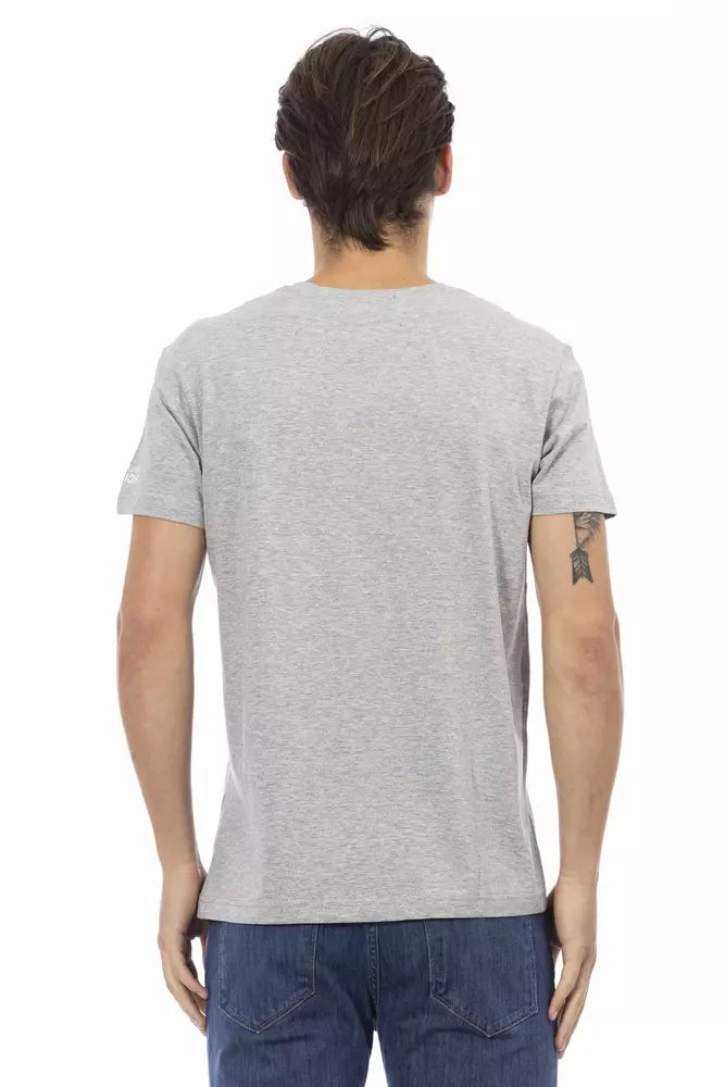 Trussardi Action Grå Bomuld Herre T-shirt