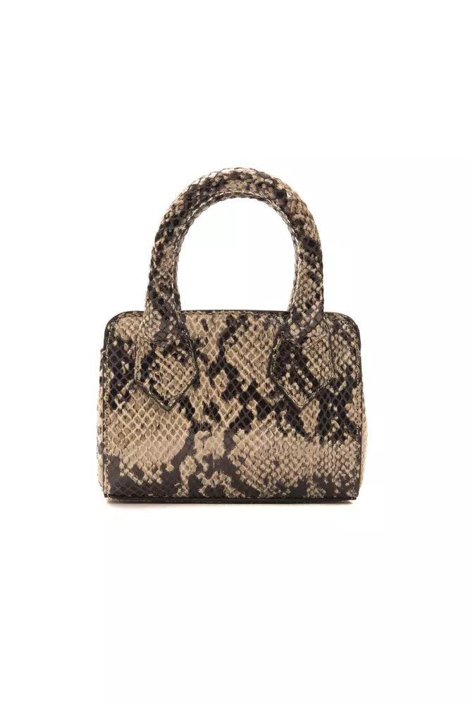 Pompei Donatella brun læder mini tote til kvinder