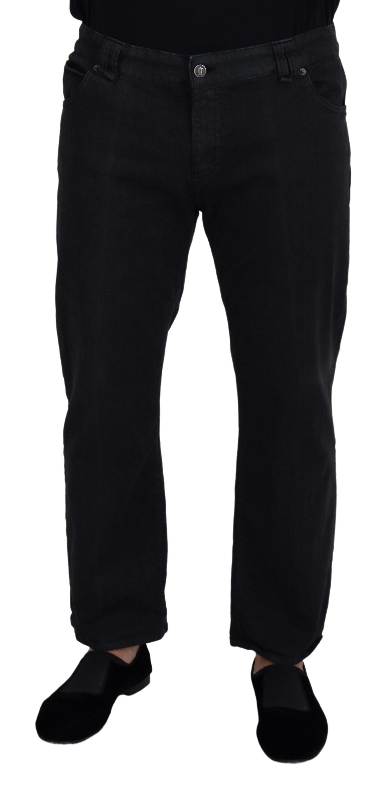 John Galliano Elegante Sorte Mainline Bomuld Jeans