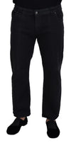 John Galliano Elegante Sorte Mainline Bomuld Jeans