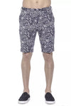 PT Torino Blue Cotton Men Bermuda Short