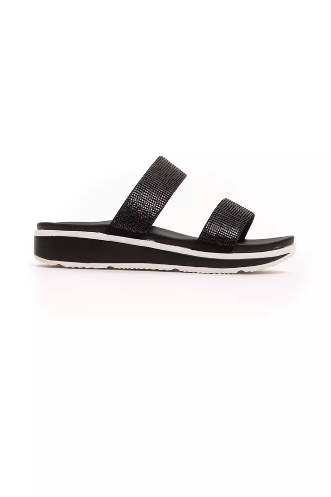 Péché Original Chic Rhinestone Twin-Strop Low Sandaler