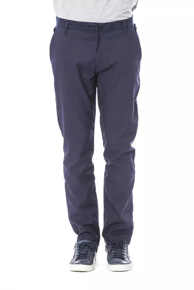 Verri Blå Polyester Herrebukser