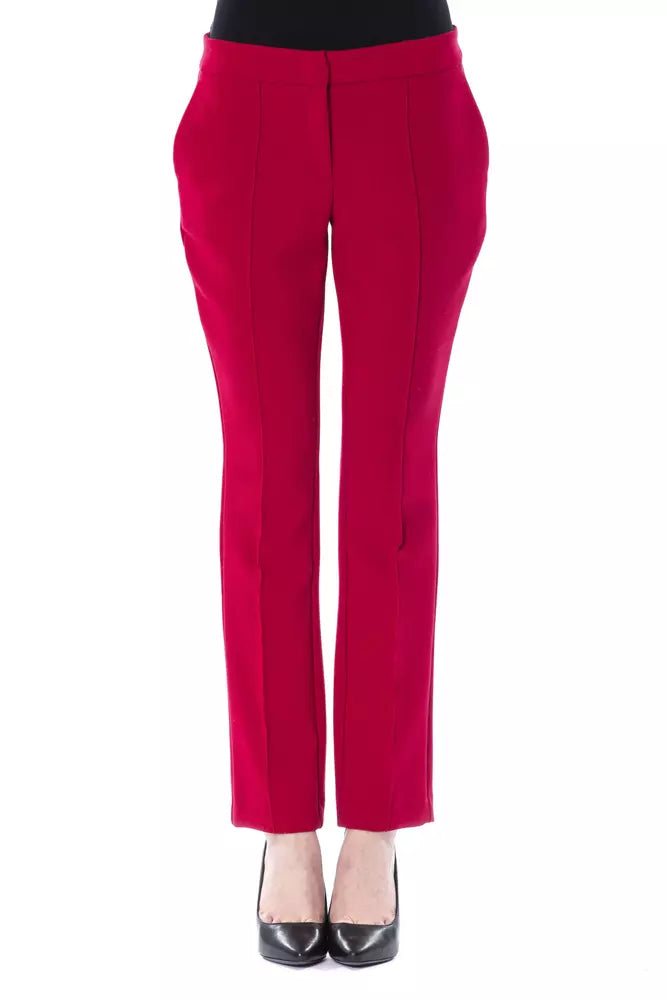 BYBLOS Fuchsia Polyester Damebukser