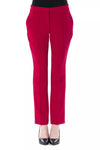 BYBLOS Fuchsia Polyester Damebukser