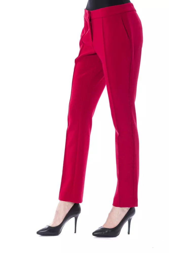 BYBLOS Fuchsia Polyester Damebukser