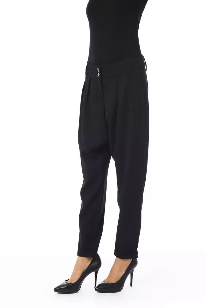BYBLOS Sorte Polyester Damebukser