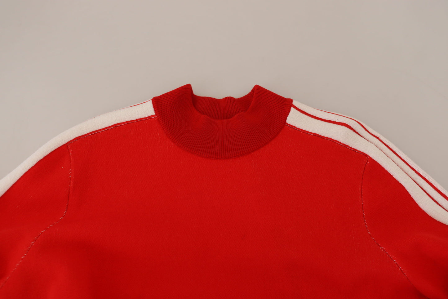 GCDS Elegant Rød Pullover Sweater til Herrer