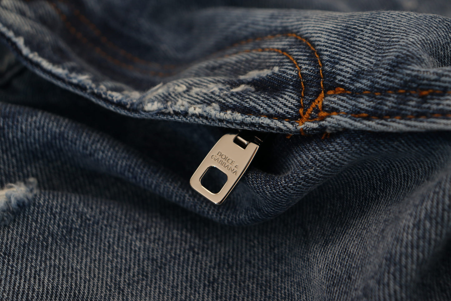 Dolce & Gabbana Chic slidte denimbukser til den moderne mand