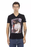 Trussardi Action sort bomuld herre T-shirt