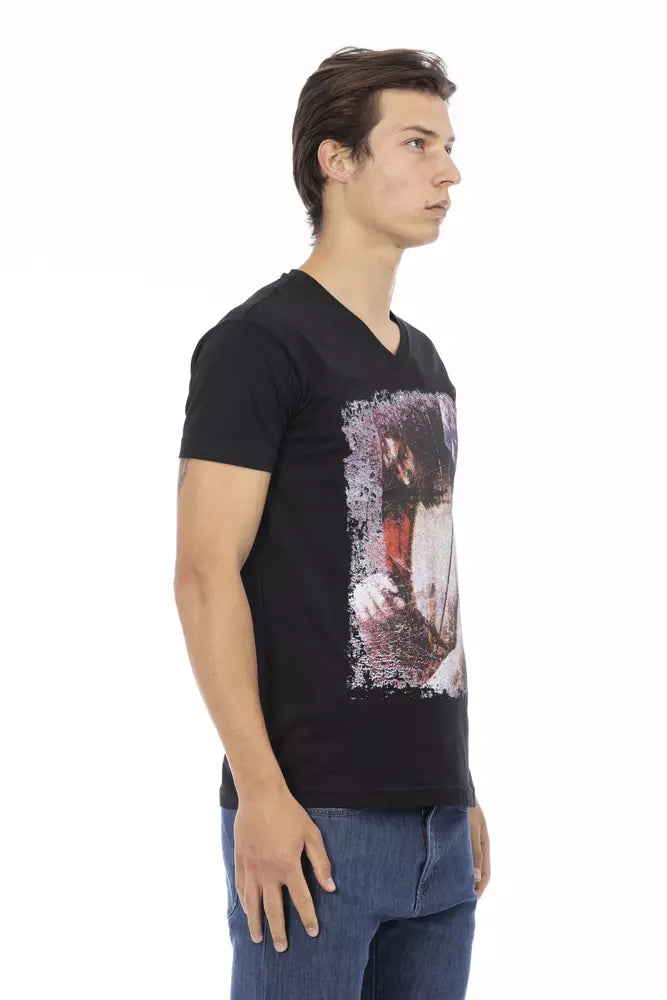 Trussardi Action sort bomuld herre T-shirt