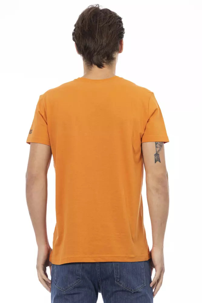Trussardi Action Orange Bomuld Herre T-shirt