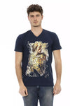 Trussardi Action Blå Bomuld Herre T-shirt