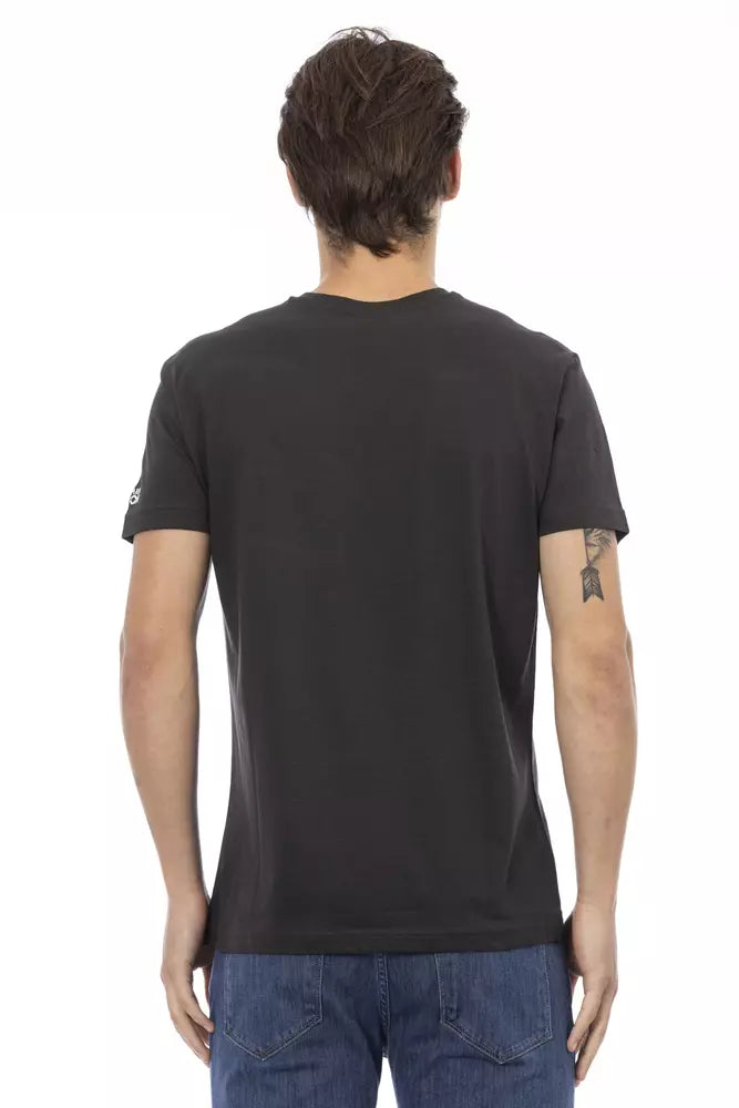 Trussardi Action sort bomuld herre T-shirt