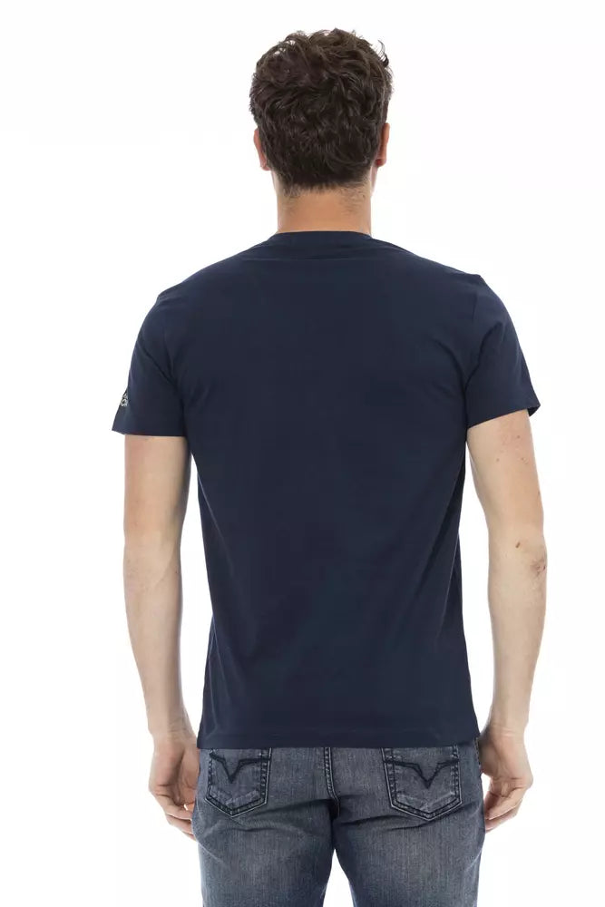 Trussardi Action Blå Bomuld Herre T-shirt