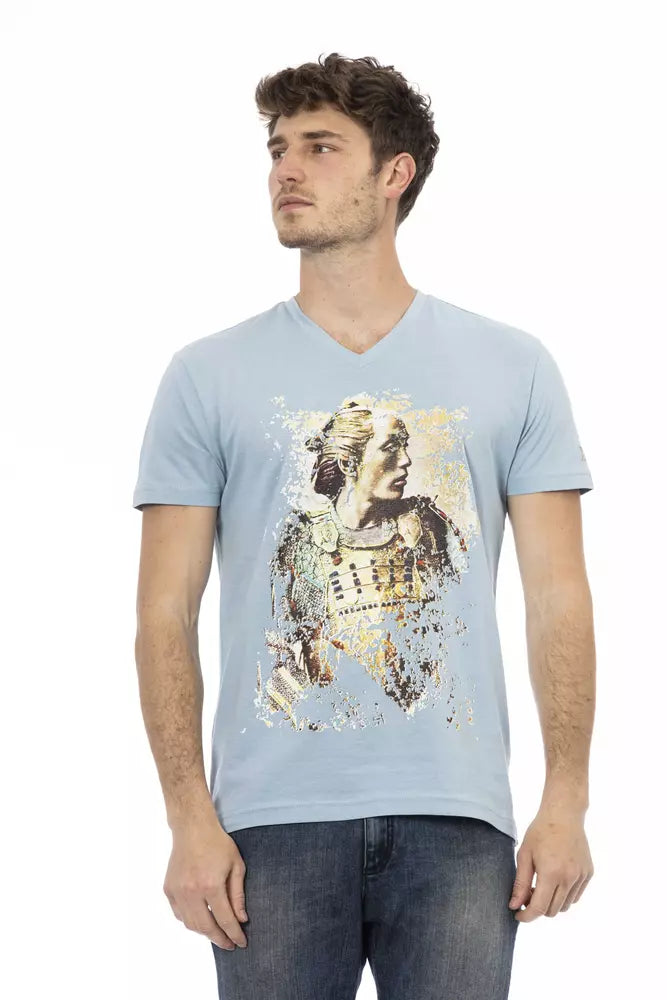 Trussardi Action Lyseblå Bomuld Herre T-shirt