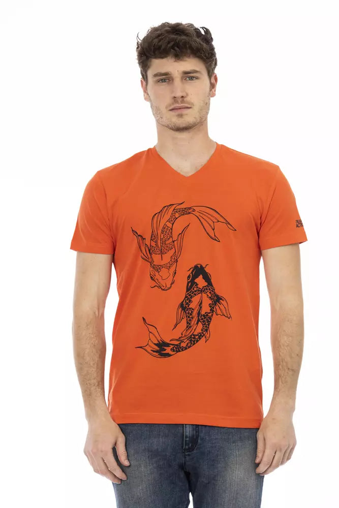 Trussardi Action Rød Bomuld Herre T-shirt