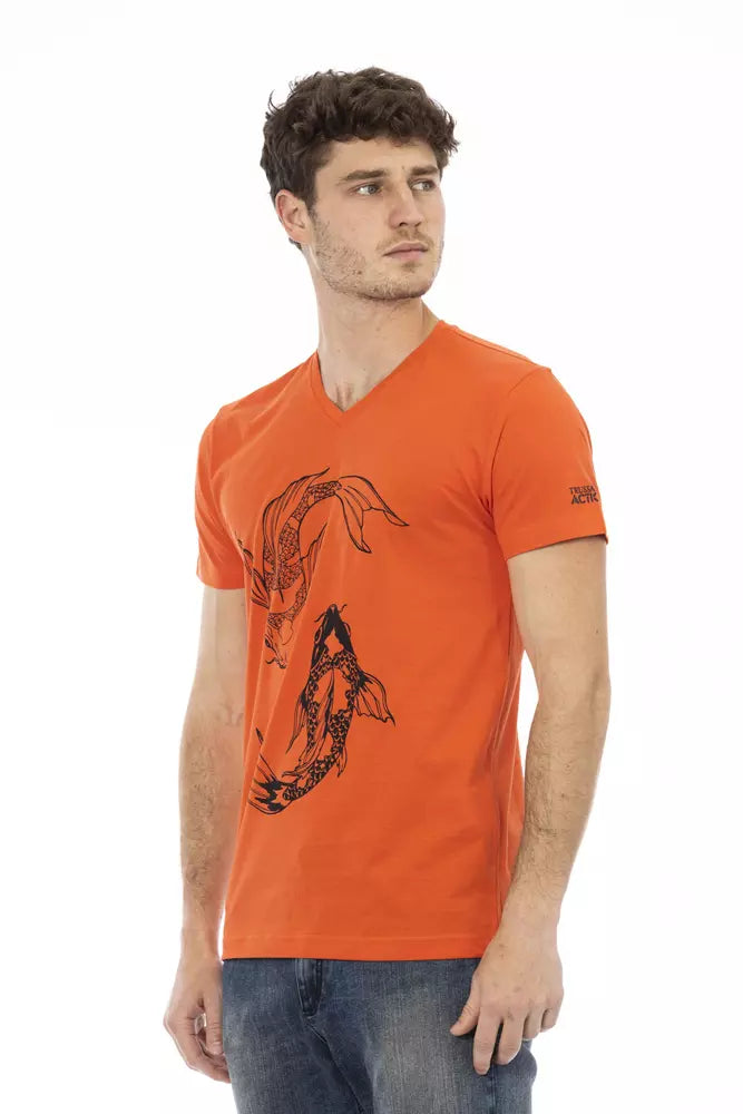 Trussardi Action Rød Bomuld Herre T-shirt