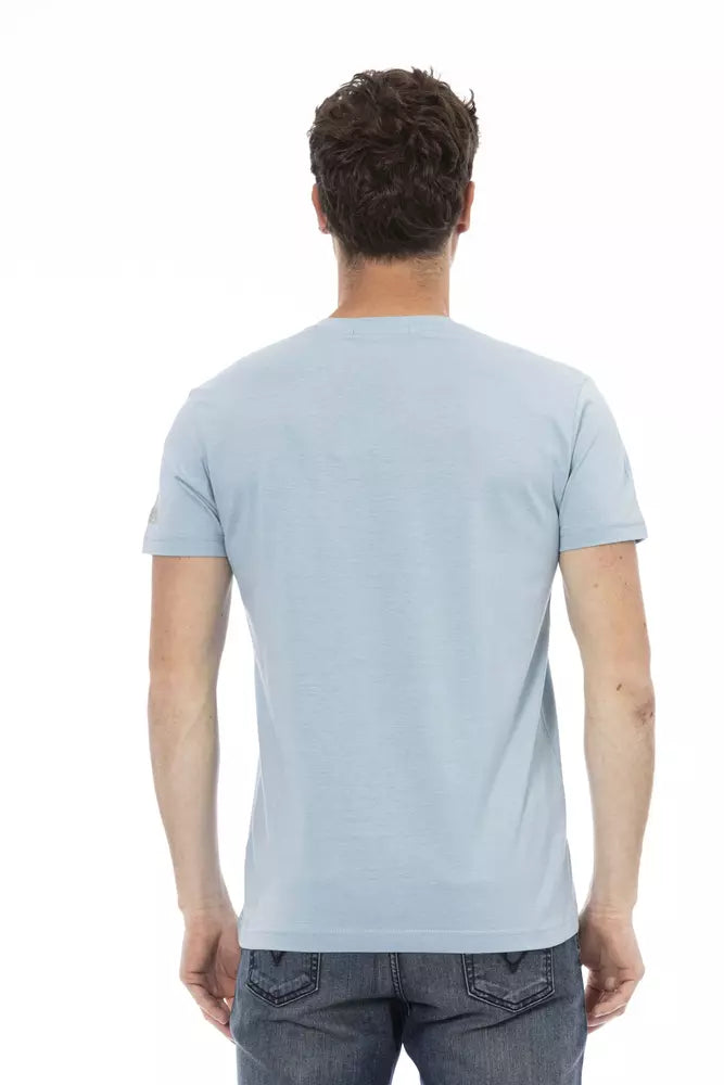 Trussardi Action Lyseblå Bomuld Herre T-shirt