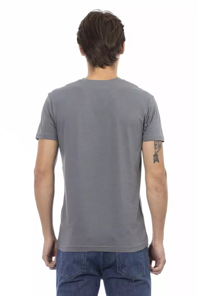 Trussardi Action Grå Bomuld Herre T-shirt