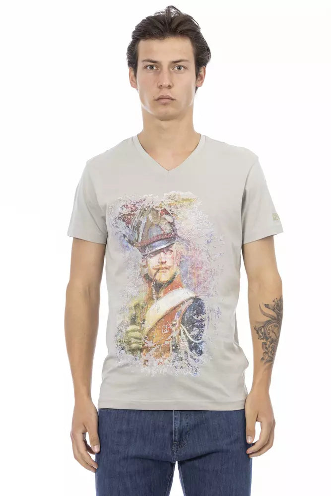 Trussardi Action Grå Bomuld Herre T-shirt
