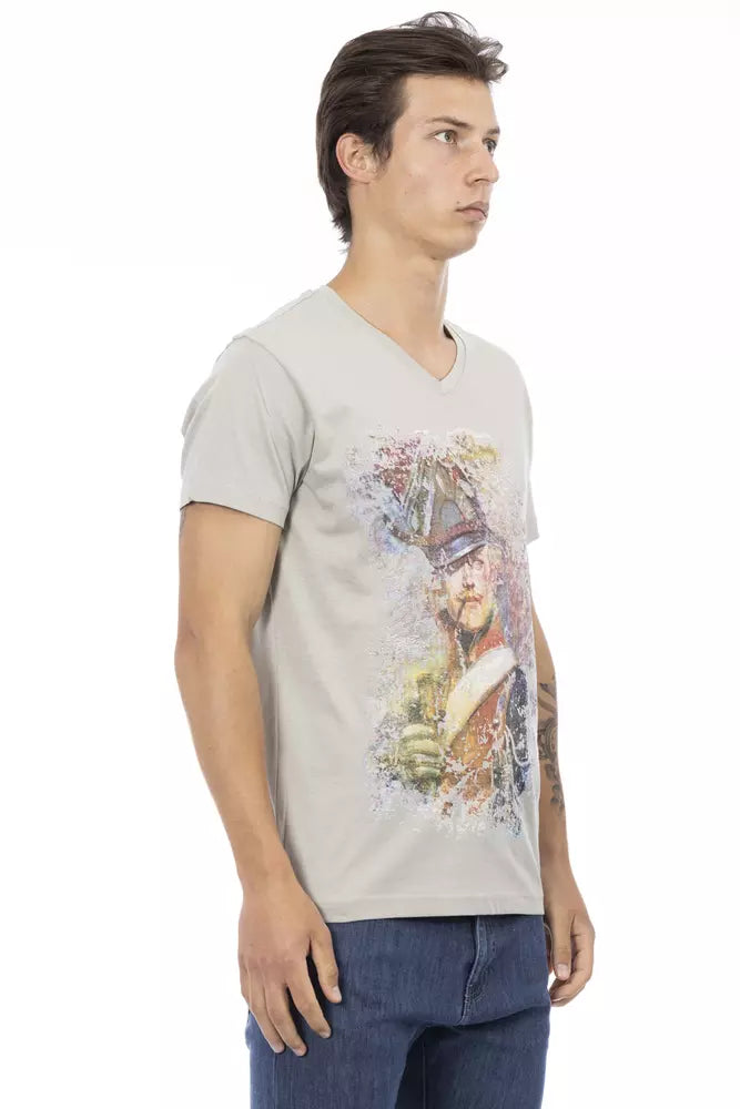 Trussardi Action Grå Bomuld Herre T-shirt