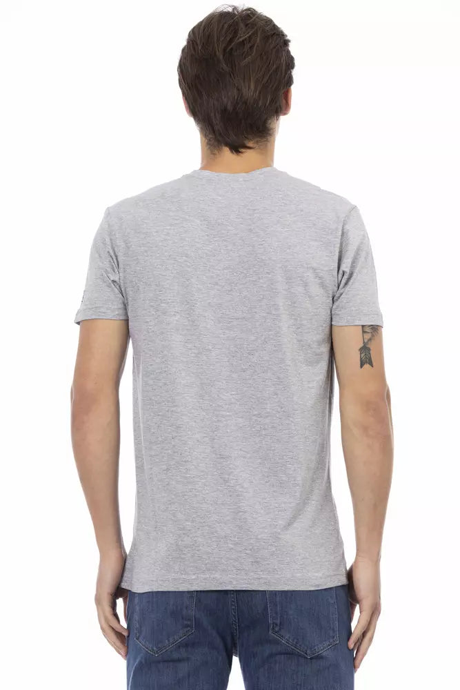 Trussardi Action Grå Bomuld Herre T-shirt