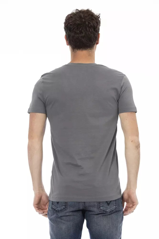 Trussardi Action Grå Bomuld Herre T-shirt