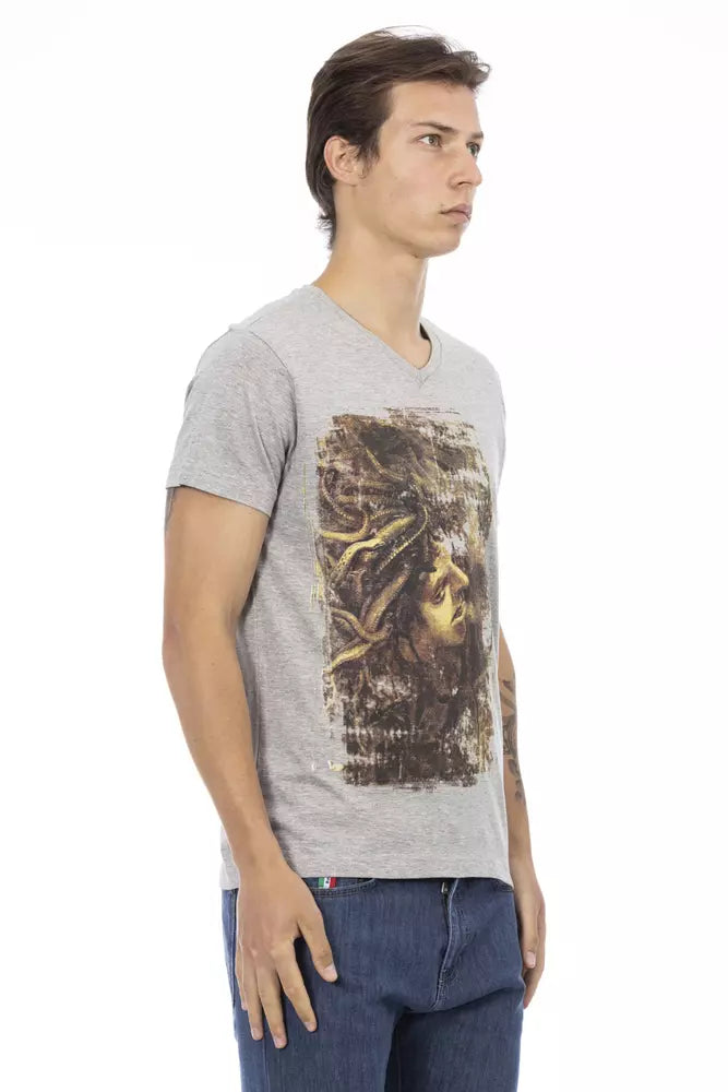 Trussardi Action Grå Bomuld Herre T-shirt