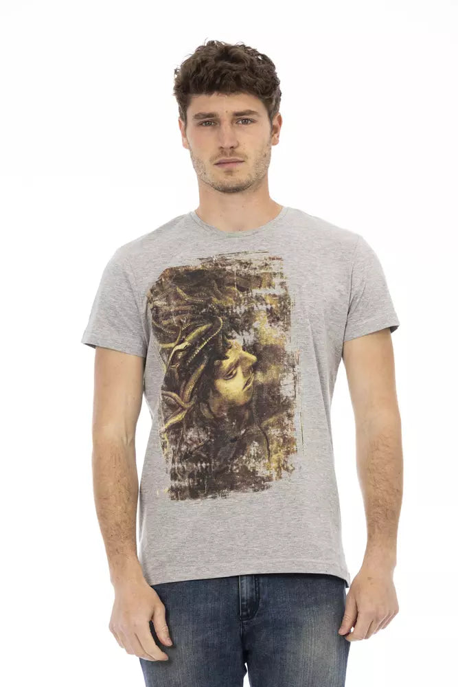 Trussardi Action Grå Bomuld Herre T-shirt